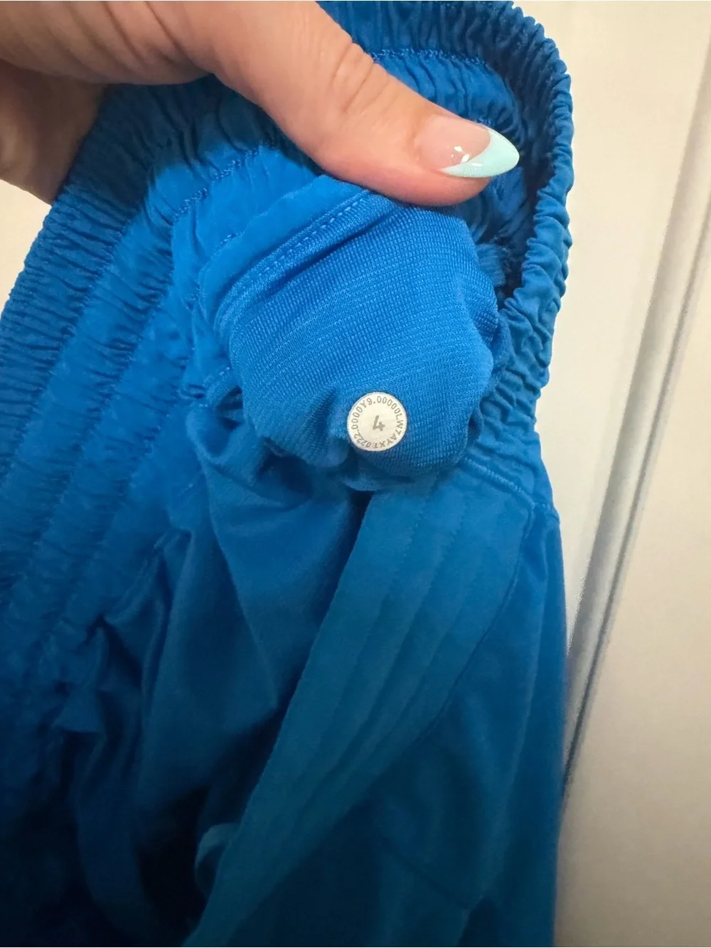 🍋🏃🏽‍♀️Lululemon Hotty Hot Bright Blue Running Athletic Activewear Shorts🧘🏽‍♀️🍋